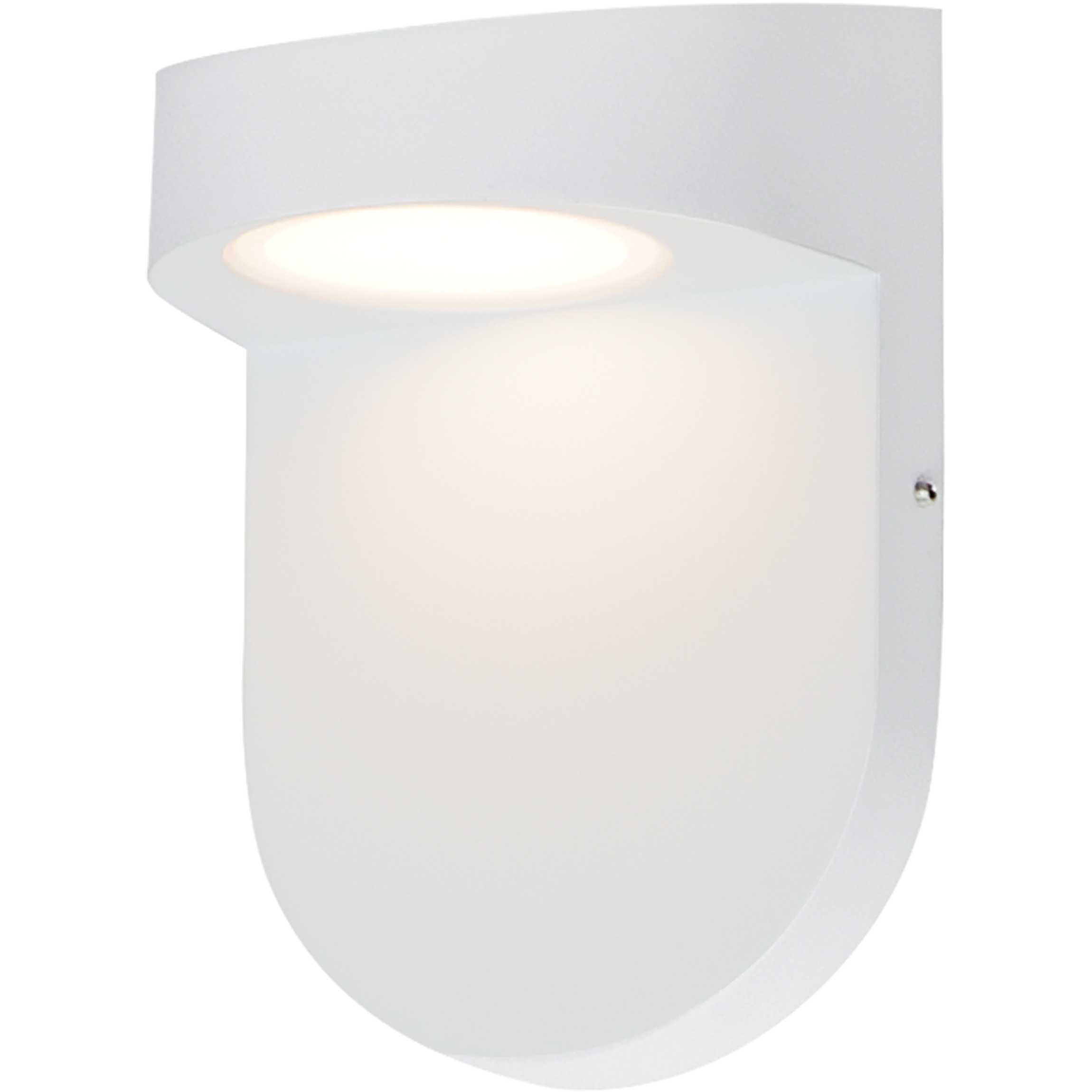 Ledge LED 7 inch White Outdoor Wall Mount