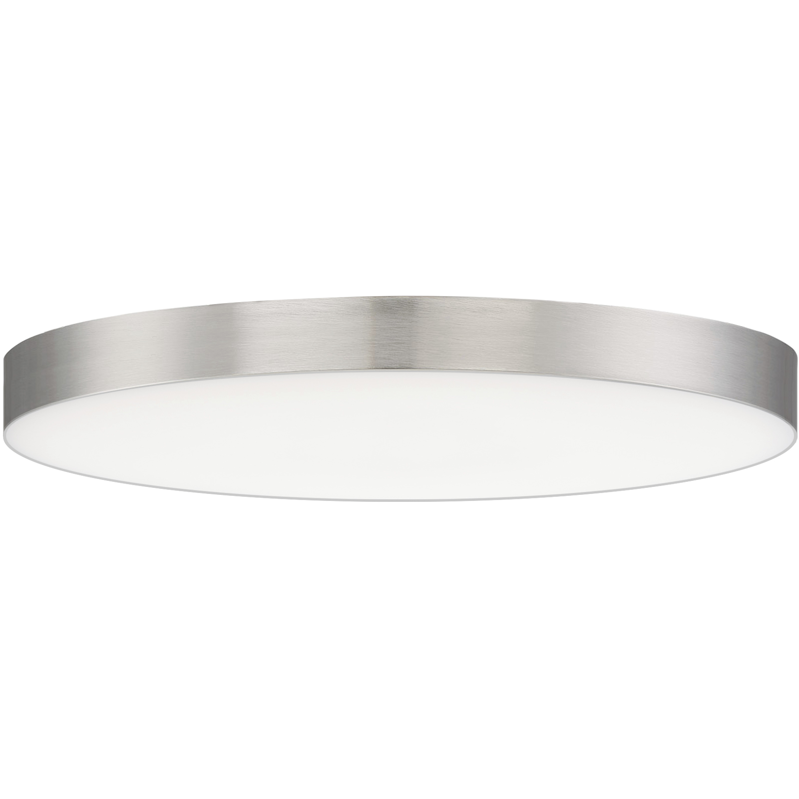 Trim LED 9 inch Satin Nickel Flush Mount Ceiling Light
