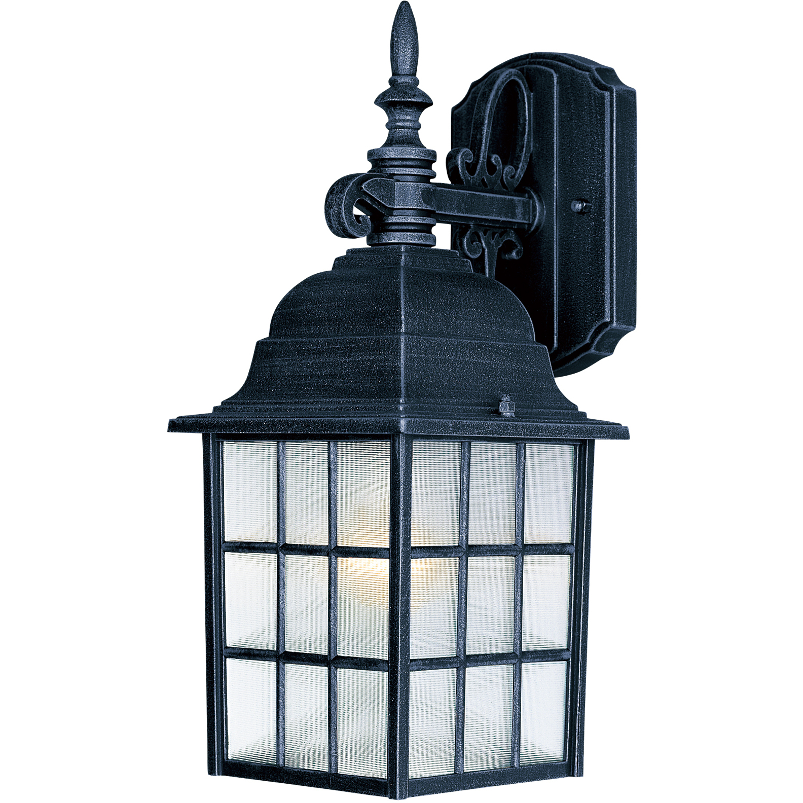 North Church 1 Light 14.25 inch Black Outdoor Wall Mount