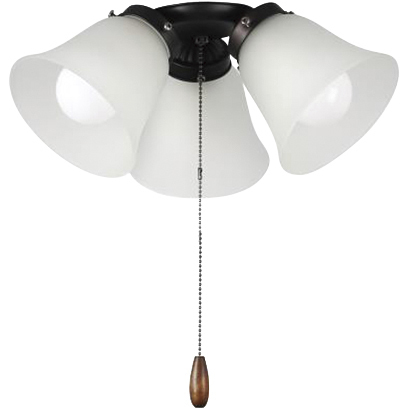 San Gabriel LED Oil Rubbed Bronze Ceiling Fan Light Kit