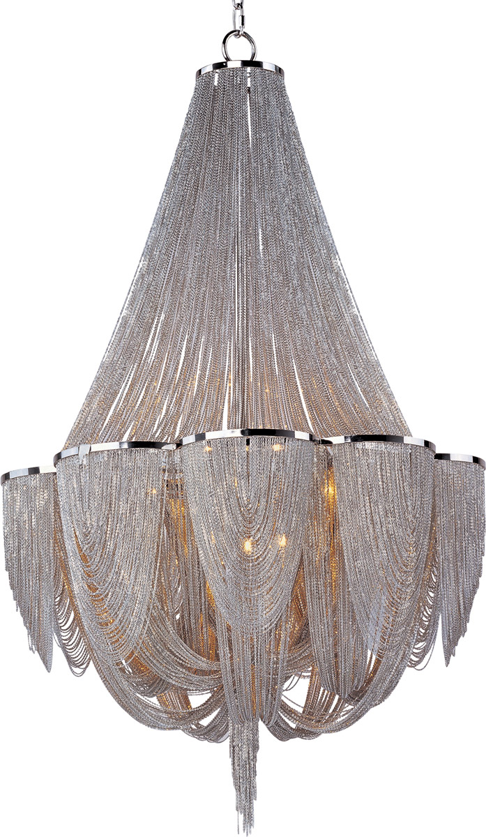 Maxim 21466NKPN Chantilly 12 Light 27 inch Polished Nickel