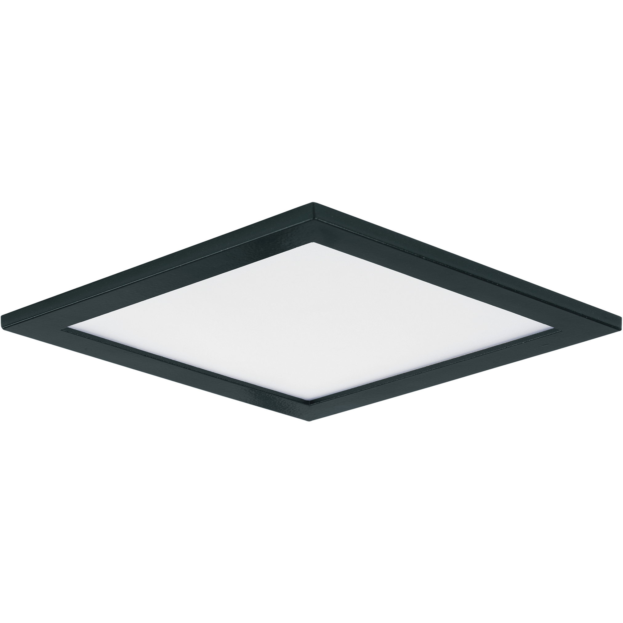 Wafer LED 7 inch Black Flush Mount Ceiling Light