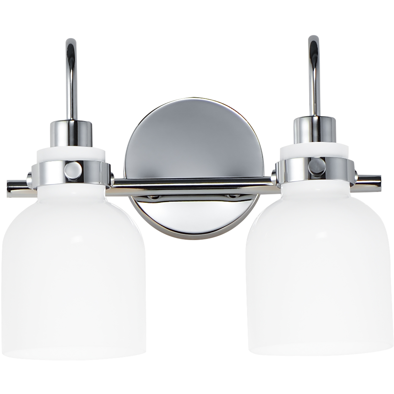 Milk 2 Light 13.5 inch Polished Chrome Bath Vanity Wall Light