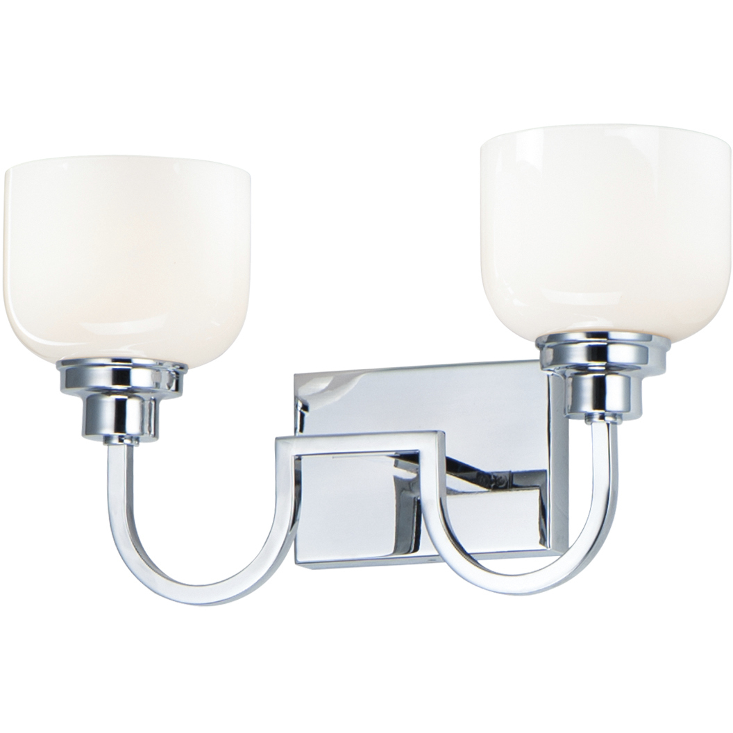 Swale 2 Light 17 inch Polished Chrome Bath Vanity Wall Light