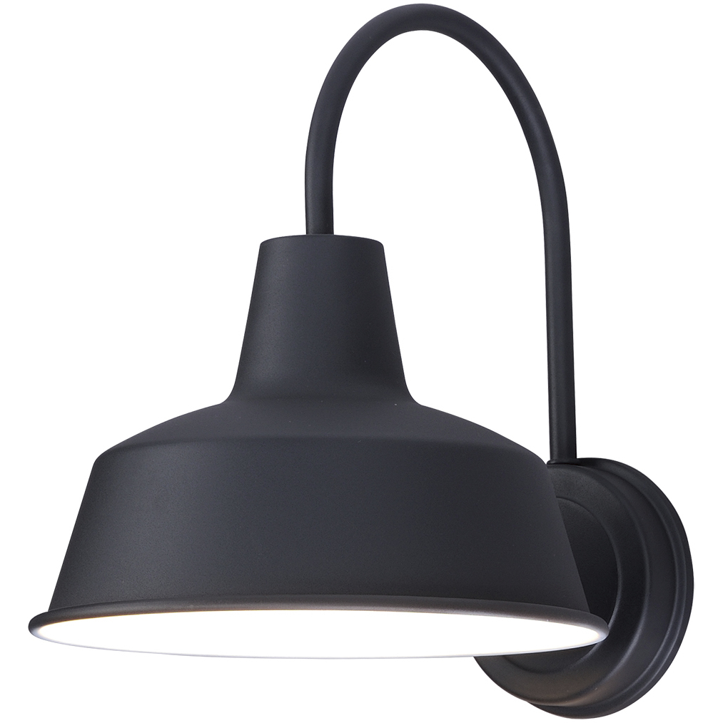Pier M 1 Light 13.25 inch Black Outdoor Wall Mount