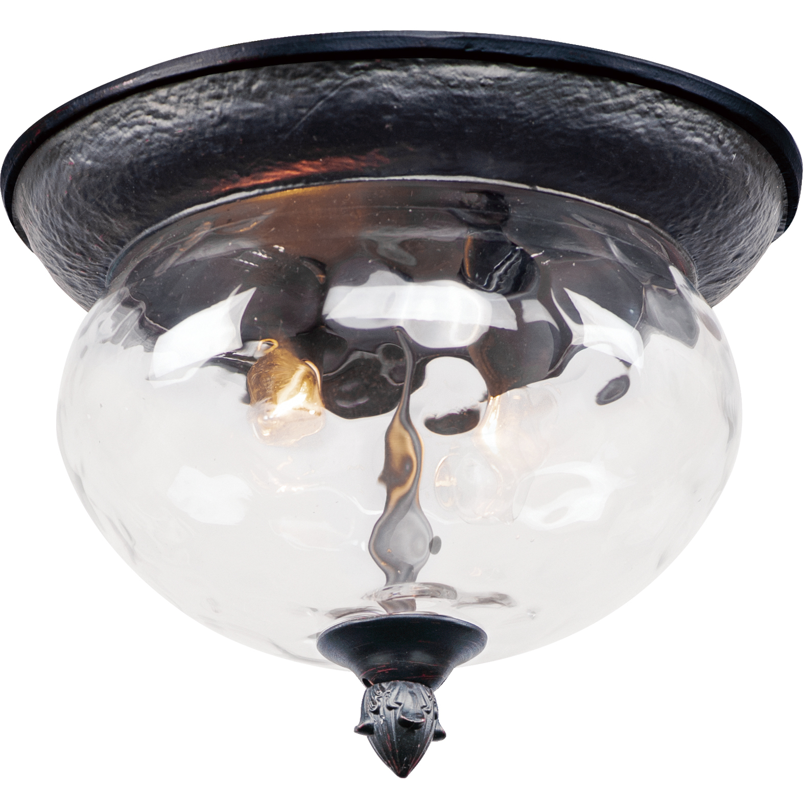 Carriage House DC 2 Light 12 inch Oriental Bronze Outdoor Flush Mount