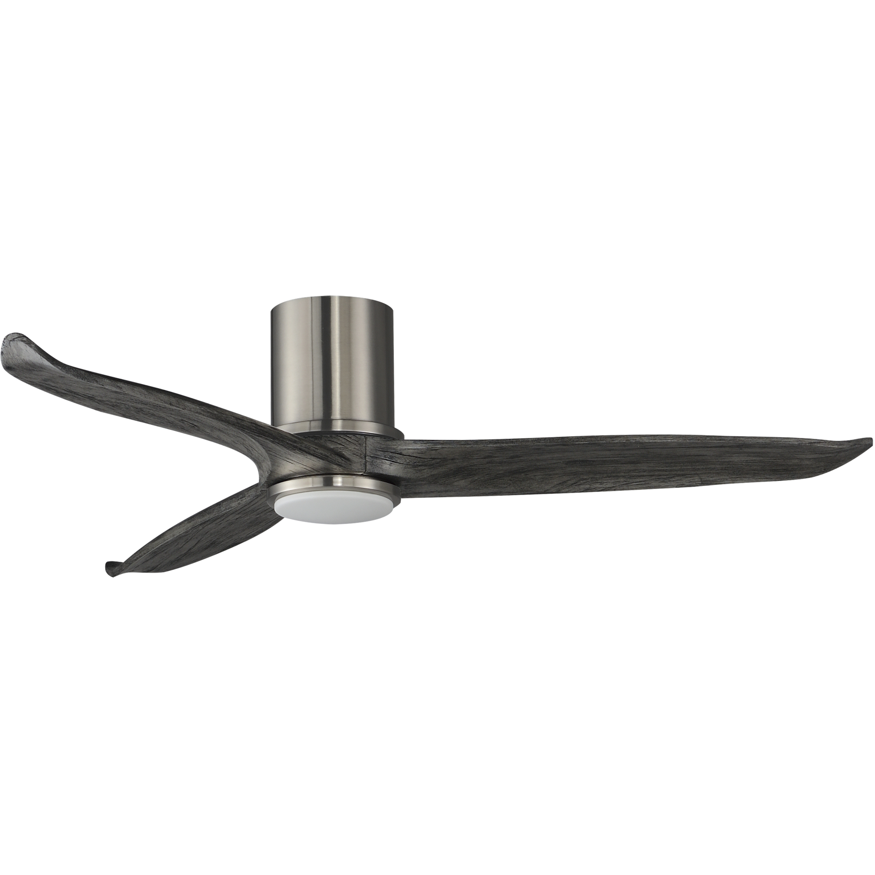 Woodwind 52 inch Natural Aged Brass Indoor Ceiling Fan in White