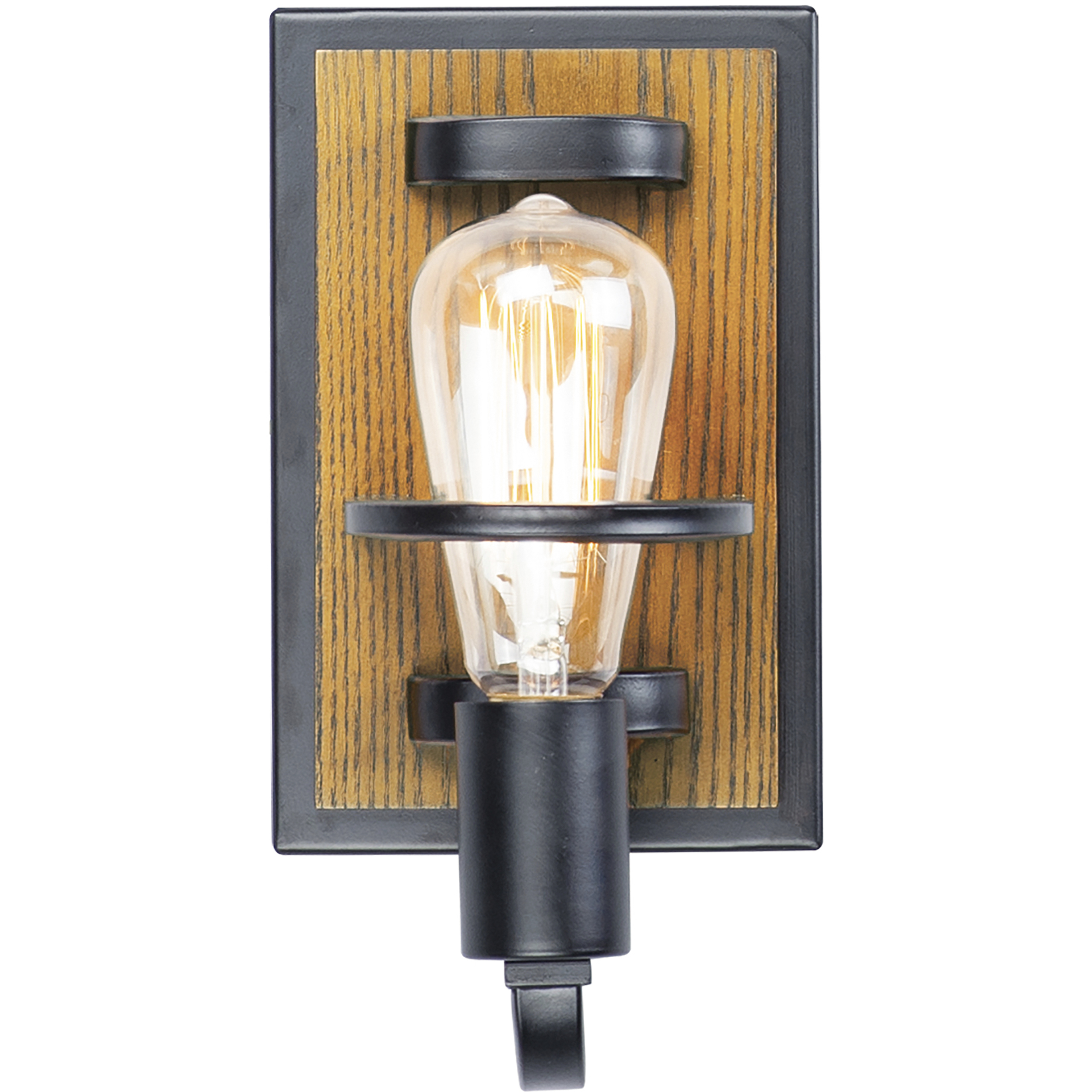 Black Forest 1 Light Black and Ashbury Wall Sconce Wall Light