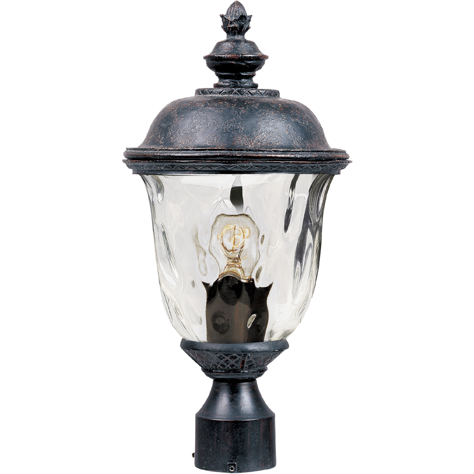Carriage House VX 1 Light 19.5 inch Oriental Bronze Outdoor Pole/Post Mount