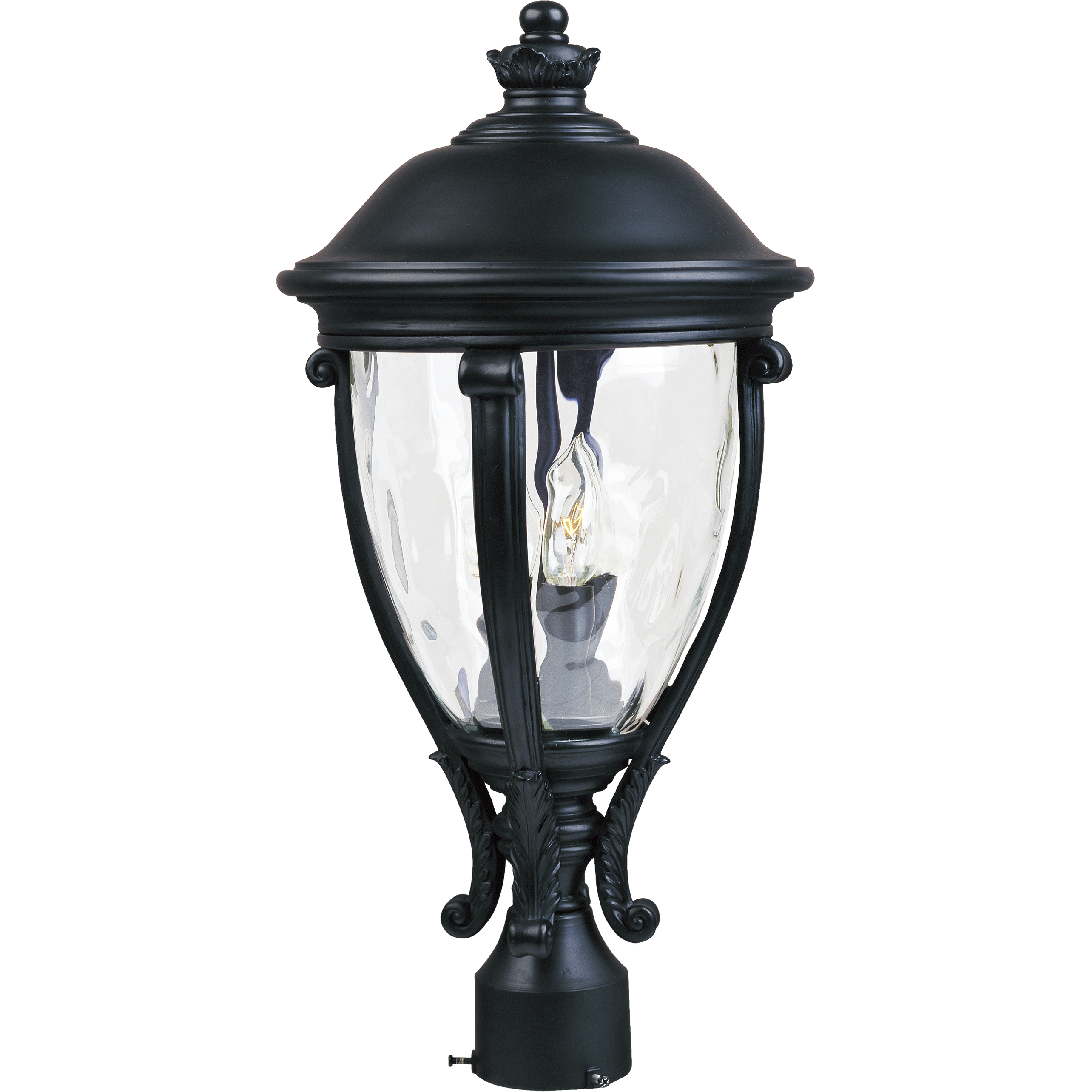 Camden VX 3 Light 23 inch Black Outdoor Pole/Post Mount