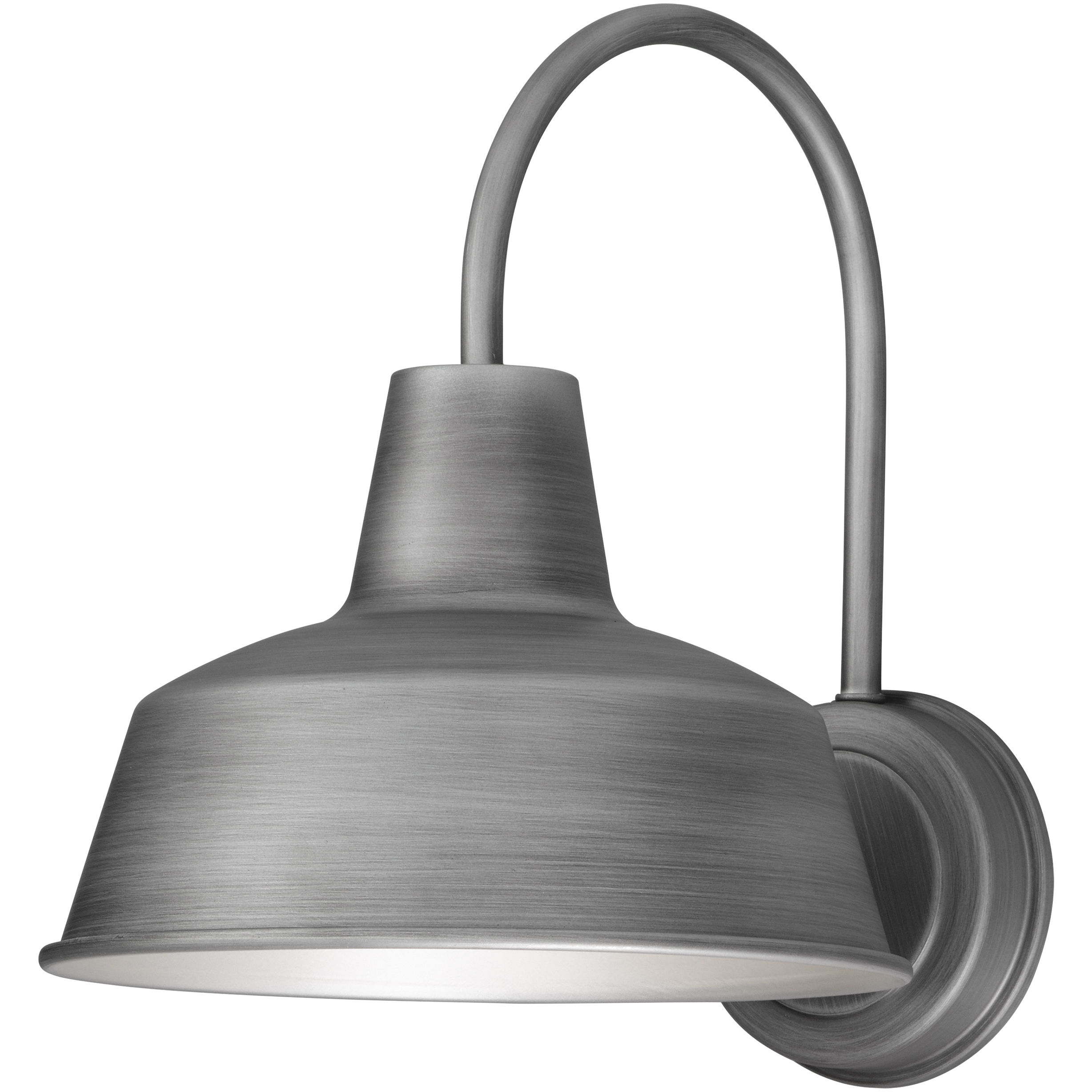 Pier M 1 Light 13.25 inch Weathered Zinc Outdoor Wall Mount