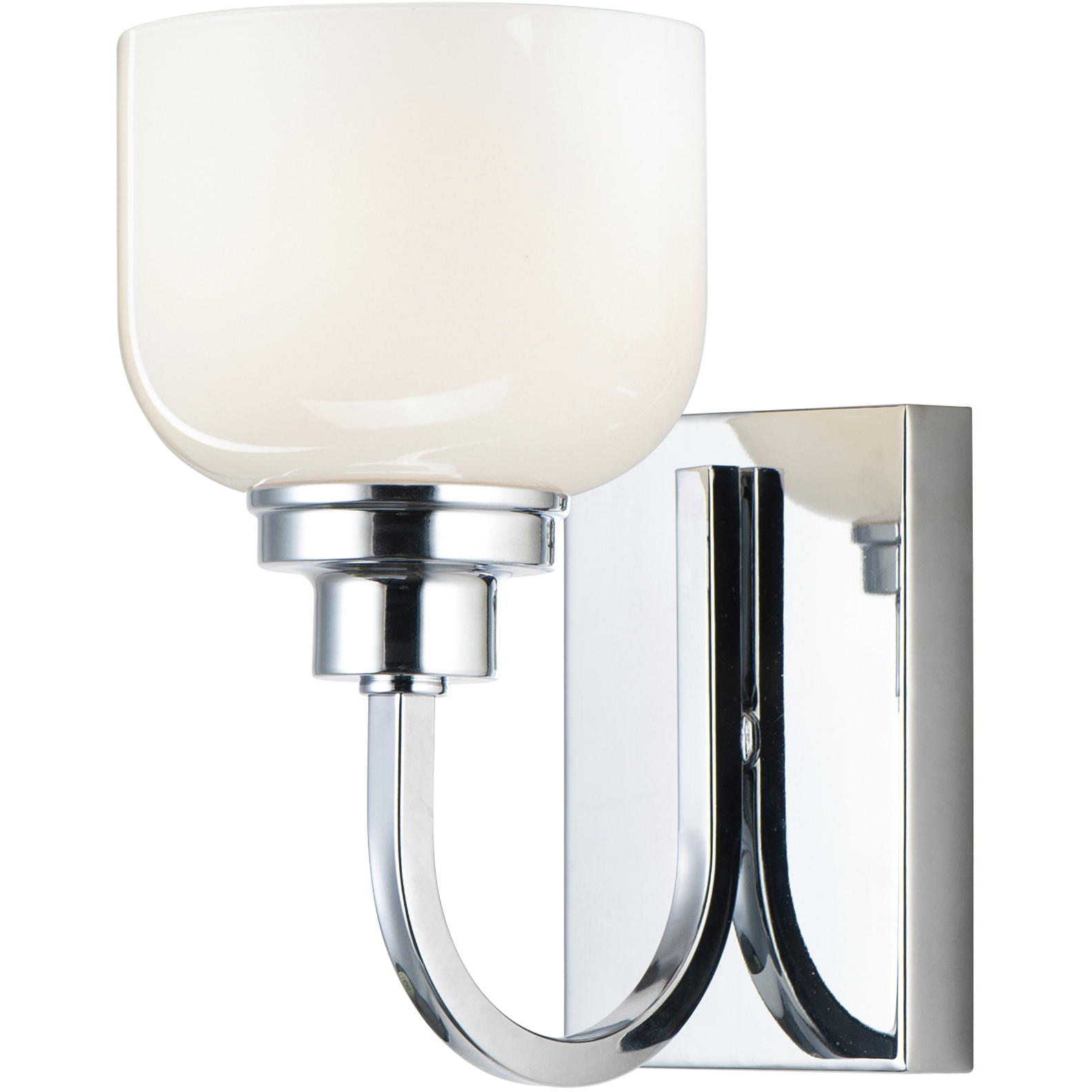 Swale 1 Light 8 inch Polished Chrome Bath Vanity Wall Light