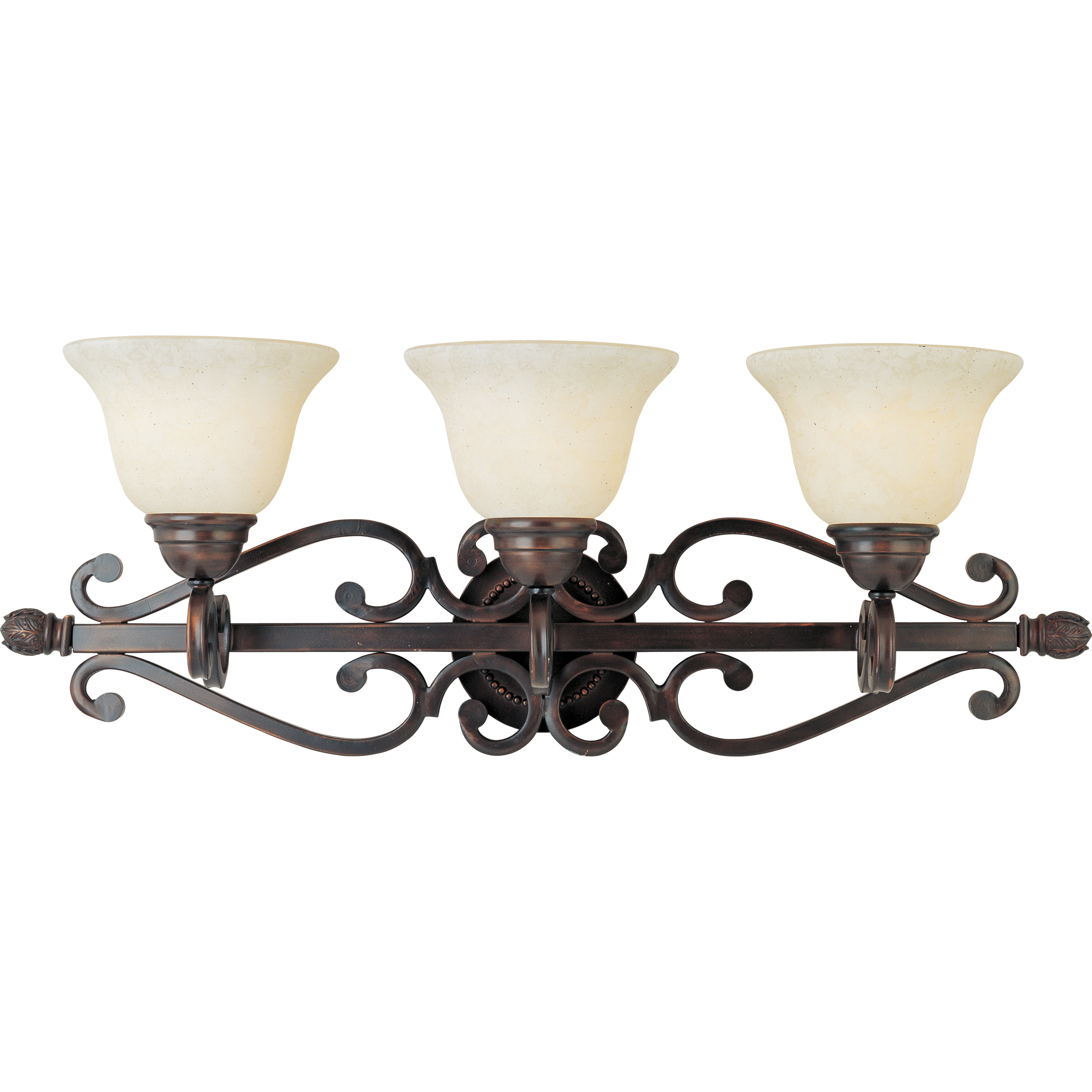Manor 3 Light 29 inch Oil Rubbed Bronze Bath Vanity Wall Light
