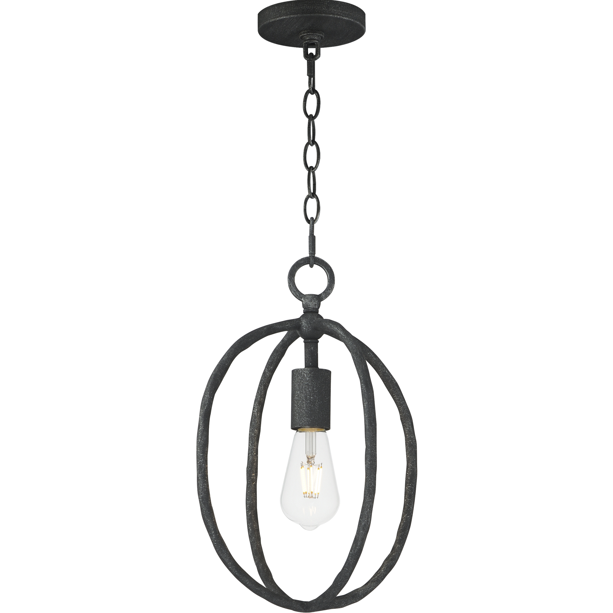 Martel 1 Light 10 inch Blacksmith Mini Pendant Ceiling Light
