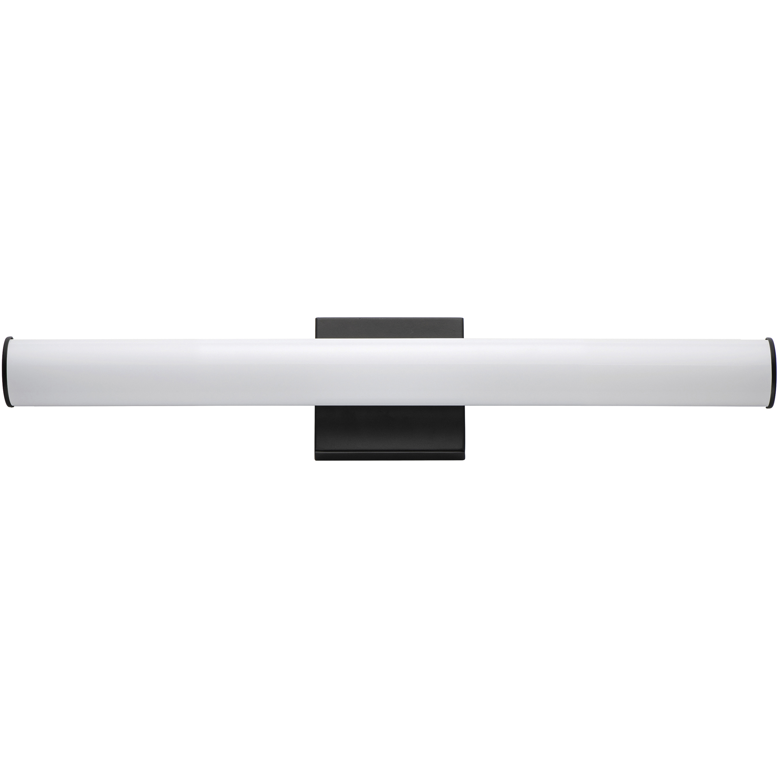 Rail 5CCT LED 24 inch Black Bath Vanity Wall Light