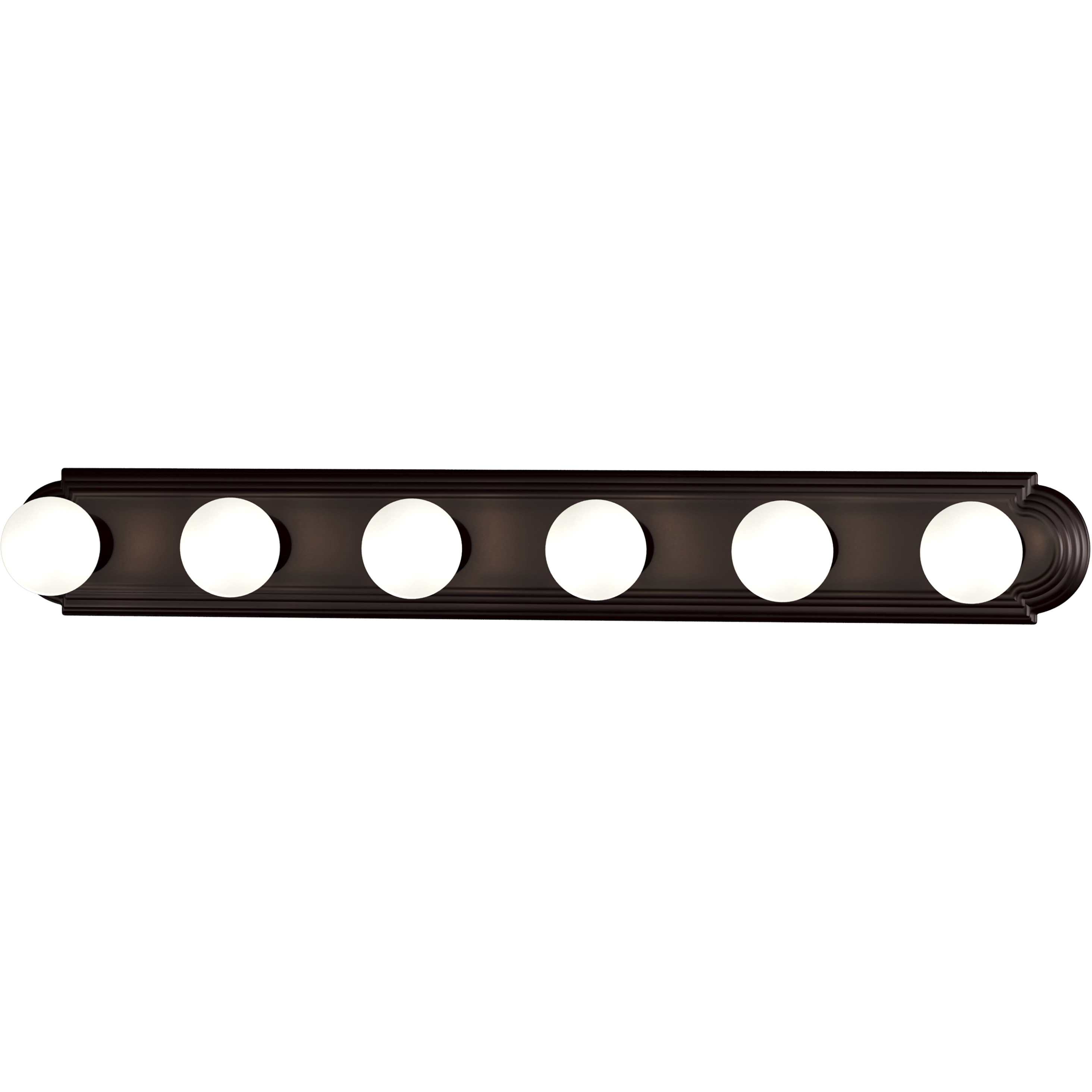 Essentials - 712x 6 Light 36 inch Oil Rubbed Bronze Bath Vanity Wall Light