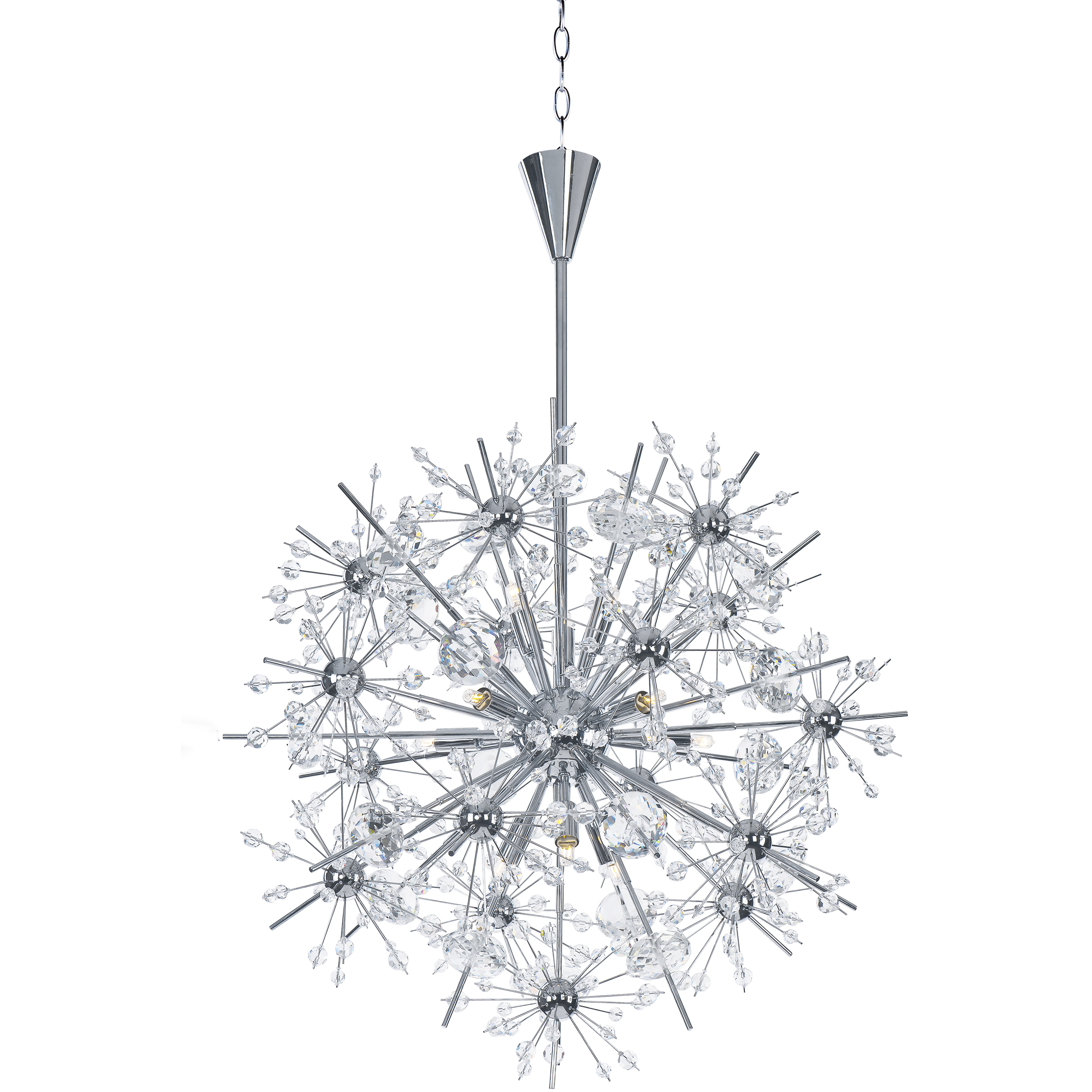 Starfire 11 Light 22 inch Polished Chrome Single-Tier Chandelier Ceiling Light