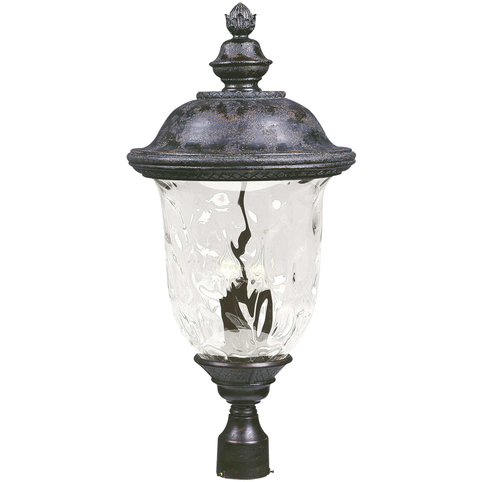 Carriage House VX 3 Light 29 inch Oriental Bronze Outdoor Pole